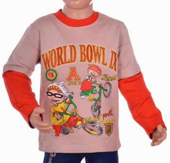 Толстовка World Bowl для мальчиков пр-во Турция в интернет-магазине «Детская Цена»